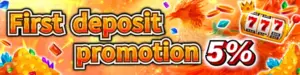 TODOPLAY 5% 1ST DEPOSIT PROMOTION