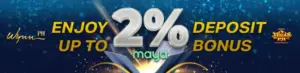 WYNNPH 2% DEPOSIT BONUS